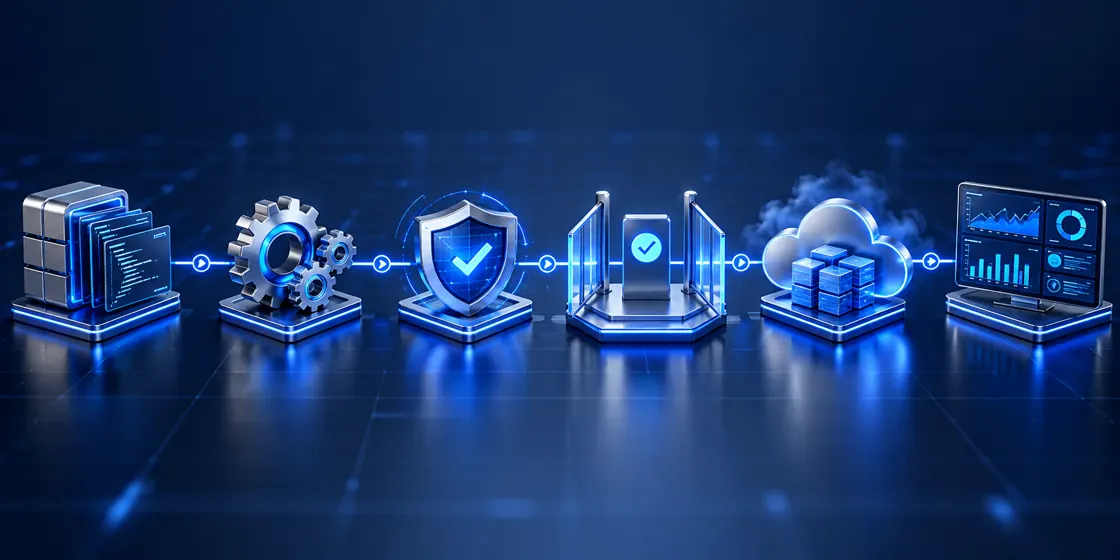DevOps automation visual icon